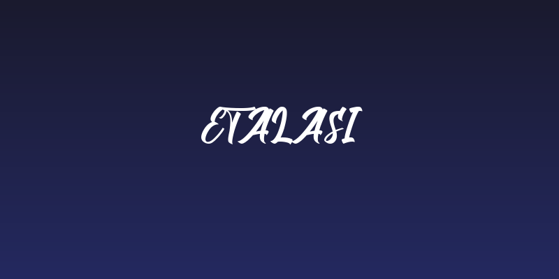 Etalasi Social Header