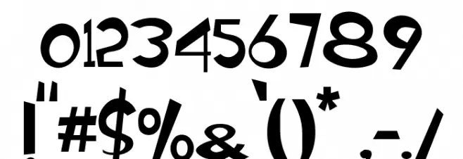 Etcetera Font OTHER CHARS