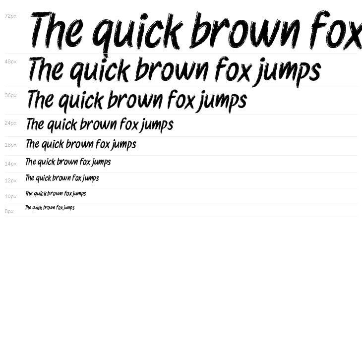 Etchas Italic Waterfall