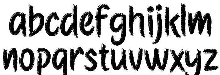 Etchas フォント 小文字