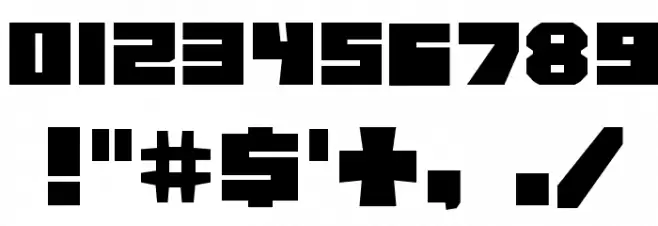 EtcherSkesch Inverse Font OTHER CHARS