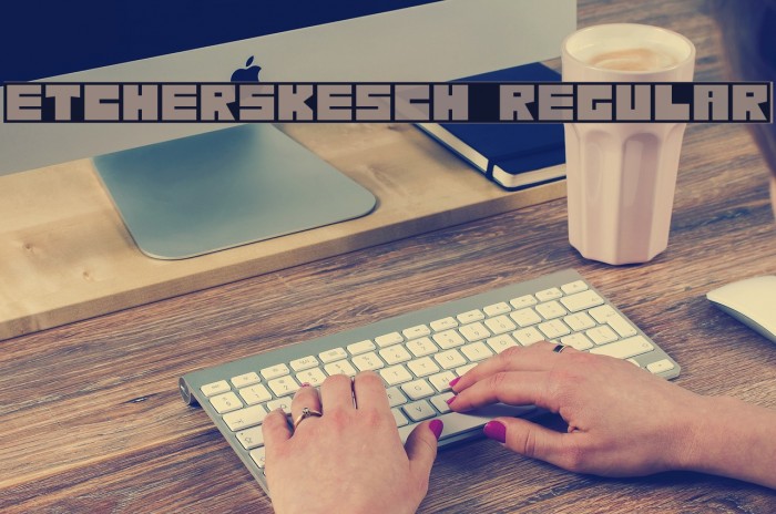 EtcherSkesch Regular Font examples
