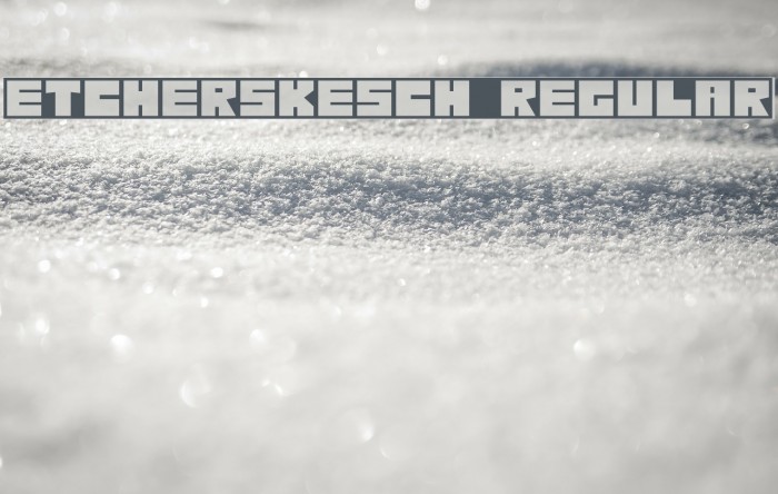 EtcherSkesch Regular Font examples