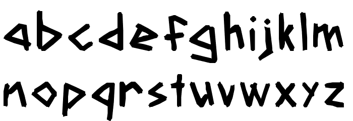 Etchstone Regular Font LOWERCASE