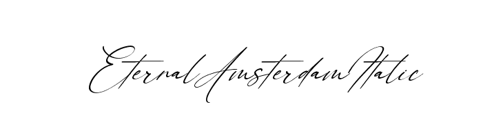 Eternal Amsterdam Italic  Descarca Fonturi Gratis