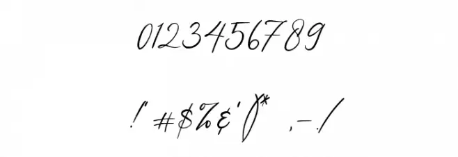 Eternal Amsterdam Font OTHER CHARS