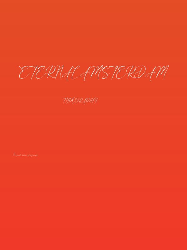 Eternal Amsterdam Poster