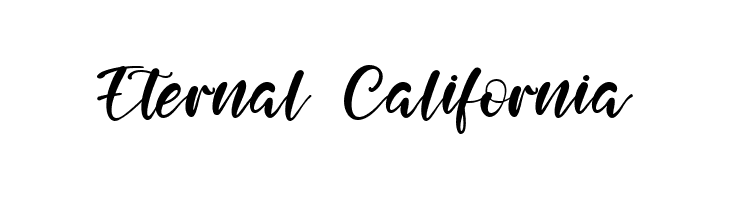 Eternal California  baixar fontes gratis