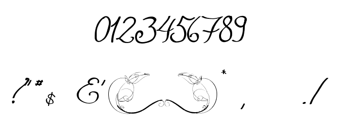 Eternal Call Font OTHER CHARS