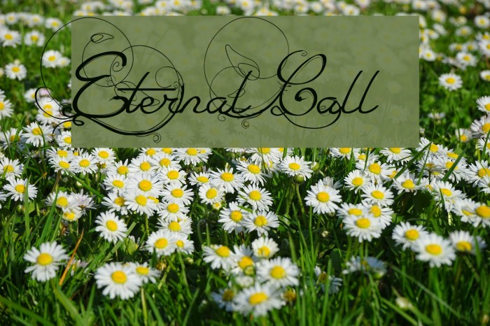 Eternal Call Font examples