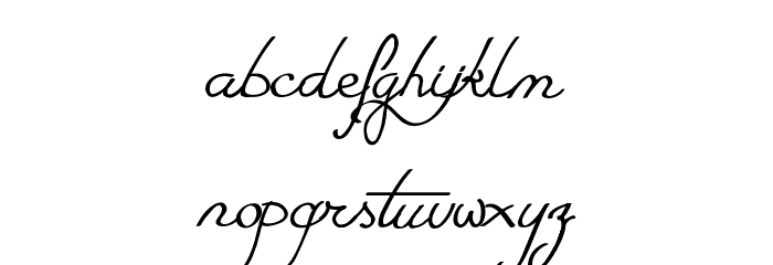 Eternal Call Font LOWERCASE