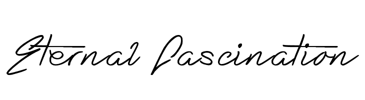 Eternal Fascination  baixar fontes gratis