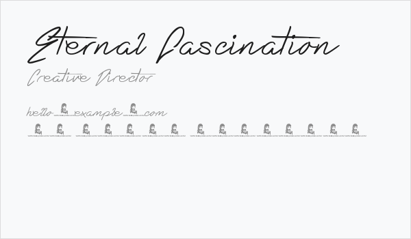 Eternal Fascination Business Card
