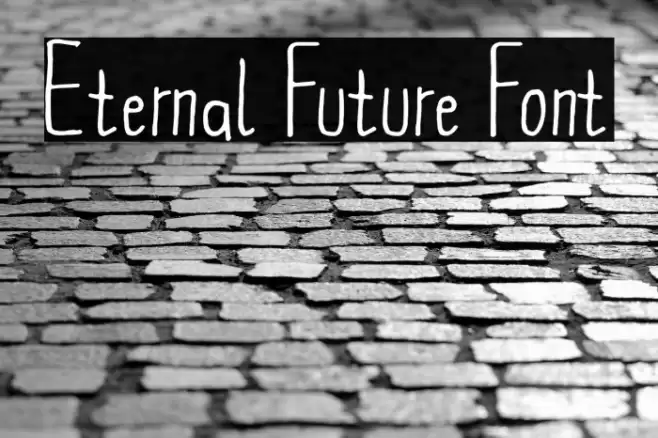 Eternal Future Font Caratteri examples
