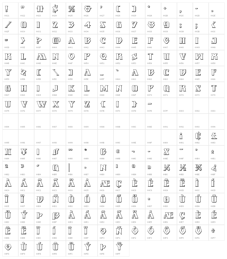 Eternal Knight 3D Regular Character Map