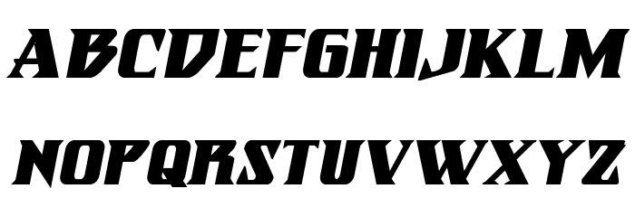 Eternal Knight Bold Italic Font LOWERCASE