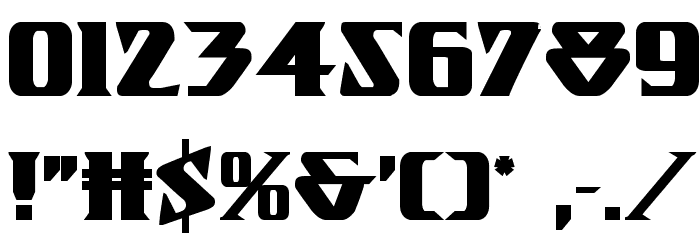 Eternal Knight Bold Font OTHER CHARS