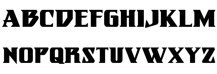 Eternal Knight Bold Font LOWERCASE