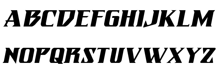 Eternal Knight Italic Font LOWERCASE
