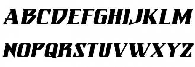 Eternal Knight Italic फ़ॉन्ट लोअरकेस