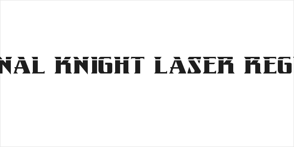 Eternal Knight Laser Regular Logo
