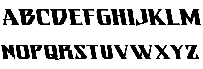 Eternal Knight Leftalic Font LOWERCASE