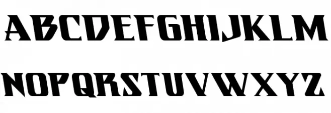 Eternal Knight Leftalic フォント 小文字