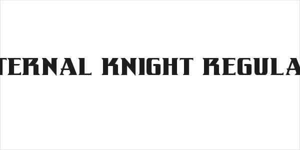 Eternal Knight Regular Logo