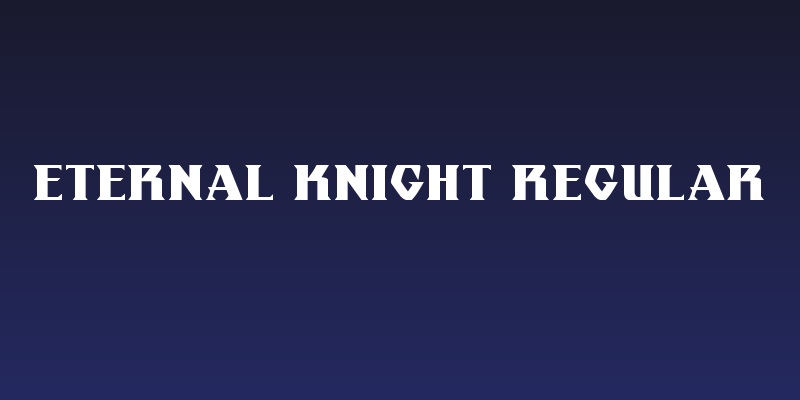 Eternal Knight Regular Social Header