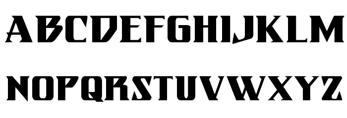 Eternal Knight Regular Font LOWERCASE