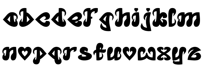 Eternal Love Bold Font LOWERCASE