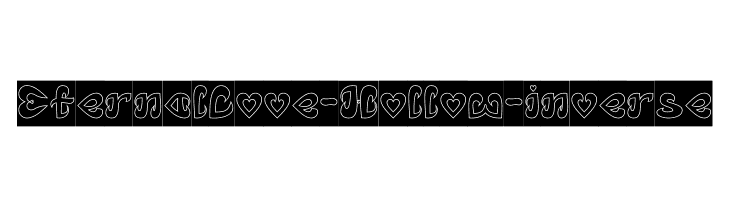 Eternal Love-Hollow-inverse  नि: शुल्क फ़ॉन्ट्स डाउनलोड