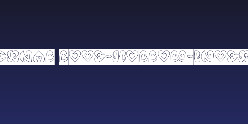 Eternal Love-Hollow-inverse Social Header