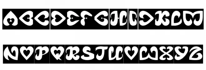 Eternal Love-Inverse フォント 大文字