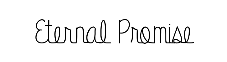 Eternal Promise  フリーフォントのダウンロード