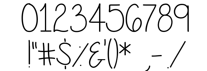 Eternal Promise Font OTHER CHARS