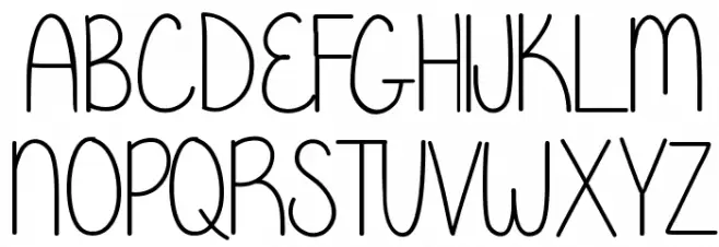 Eternal Promise フォント 大文字
