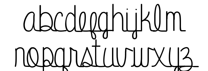 Eternal Promise Font LOWERCASE