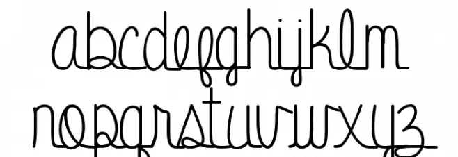 Eternal Promise Caratteri MINUSCOLO