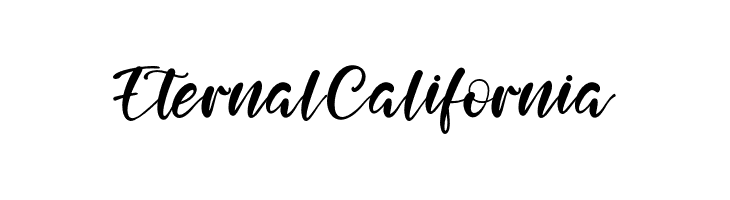 EternalCalifornia  font caratteri gratis