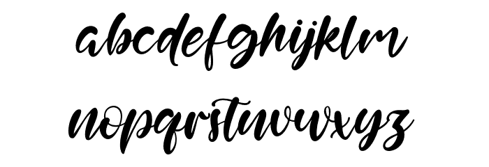 EternalCalifornia Font LOWERCASE