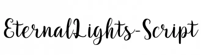 EternalLights-Script  Descarca Fonturi Gratis