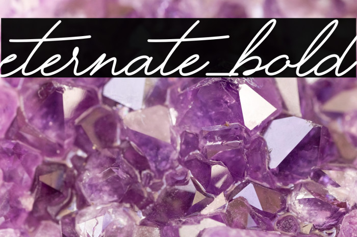 Eternate-Bold Example 2