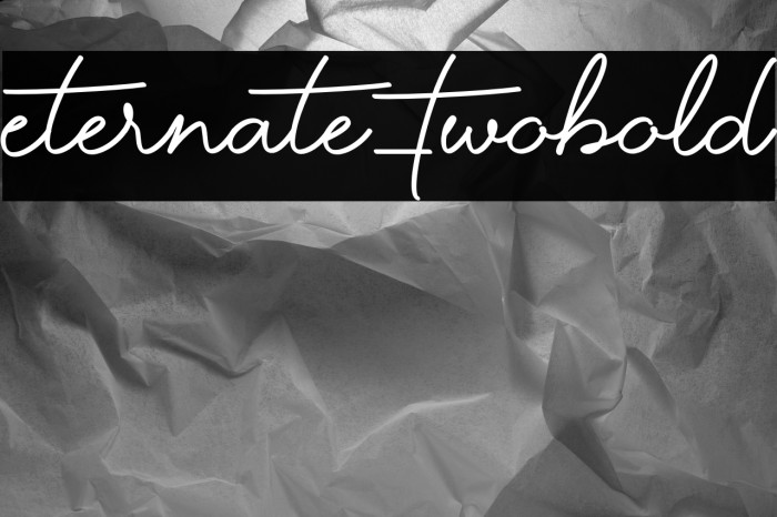 Eternate-TwoBold Example 1