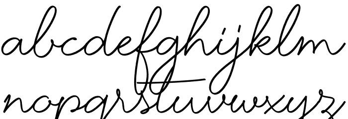 Eternate-Two Font LOWERCASE