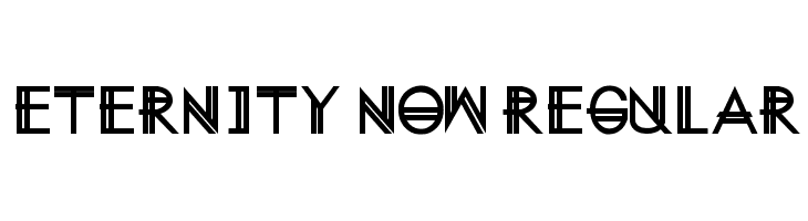 Eternity Now Regular  Free Fonts Download