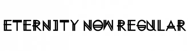 Eternity Now Regular  Fuentes Gratis Descargar