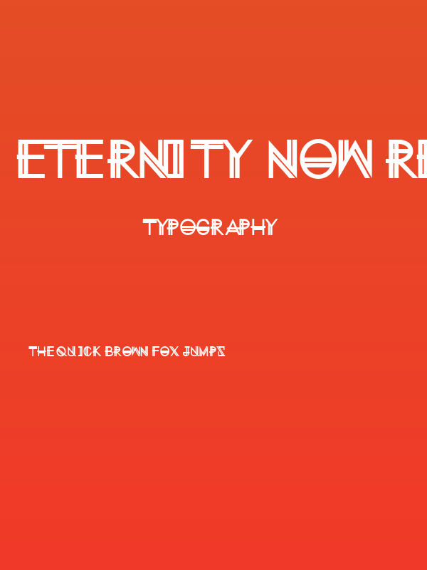 Eternity Now Regular Poster