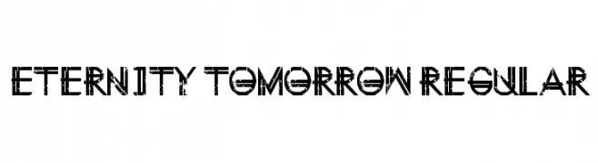 Eternity Tomorrow Regular  font caratteri gratis