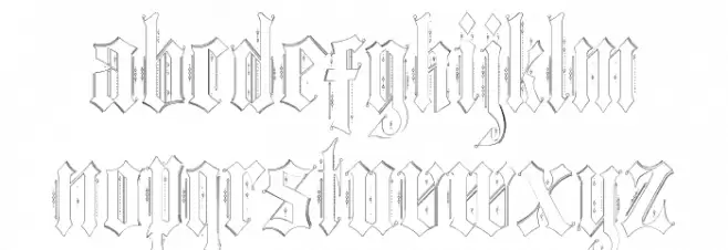Ethelvina_Light Schriftart Kleinbuchstaben